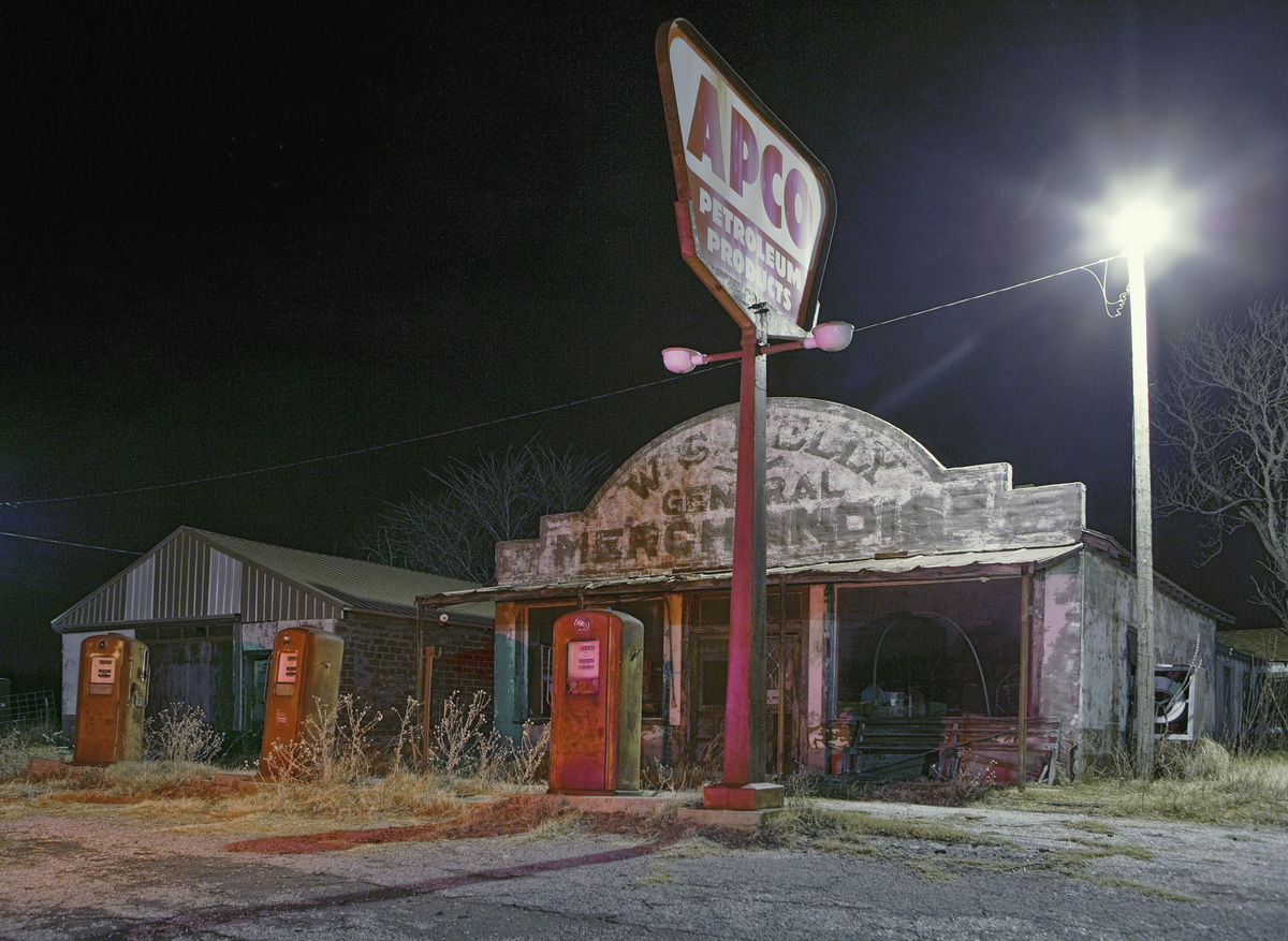Abandoned APCO Gas Station by Clark Crenshaw - Oklahoma