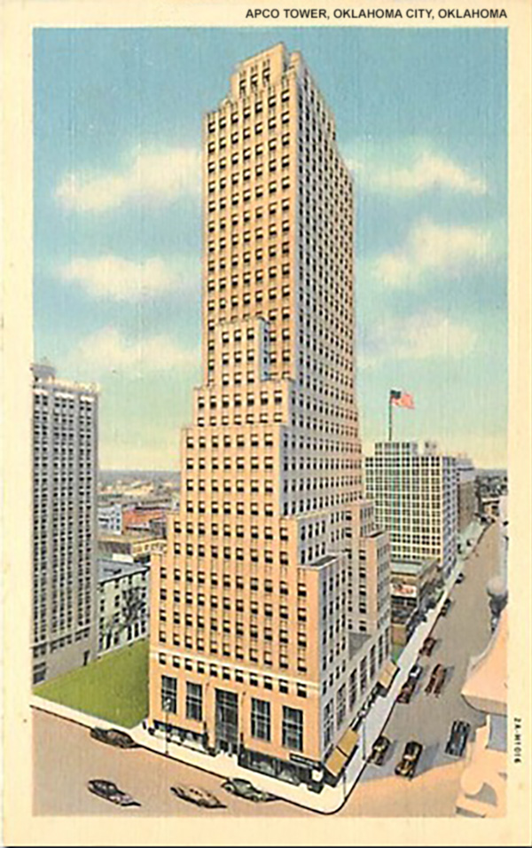 APCO Tower - Ramsey Building - Oklahoma City Postcard
