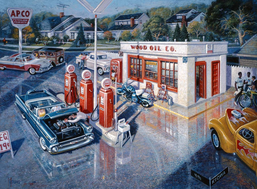 Wood Oil Co. APCO Service Station
